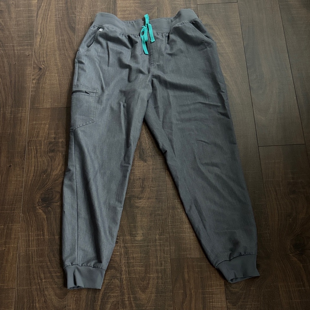 FIGS Zamora High Waisted Jogger Scrub Pants for Women, XL Tall